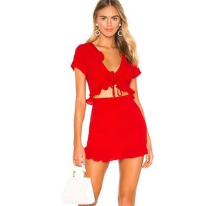 Mia Ruffle Tie Dress